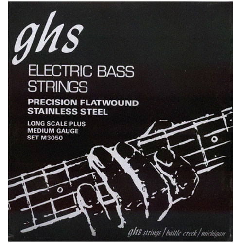 ghs<br>Precsion Flatwound<br>Long Scale Plus<br>M3050