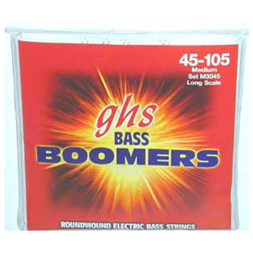 ghs<br>4-String Bass Boomers<br>Standard Long Scale<br>M3045