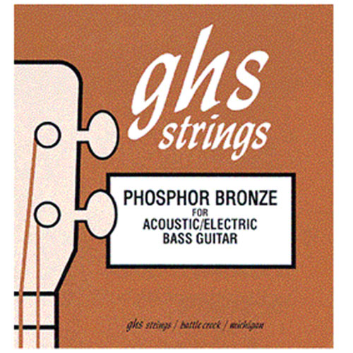 ghs<br>PHOSPHOR BRONZE<br>Acoustic Bass Strings<br>L9000