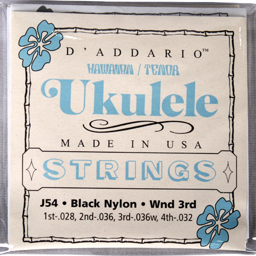 다다리오 Daddario J-54 Black Nylon 테너용