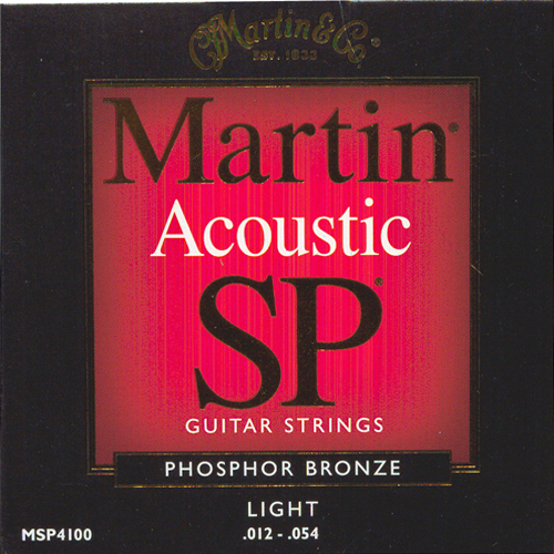 Martin SP<br>PHOSPHOR BRONZE<br>Light<br>MSP4100