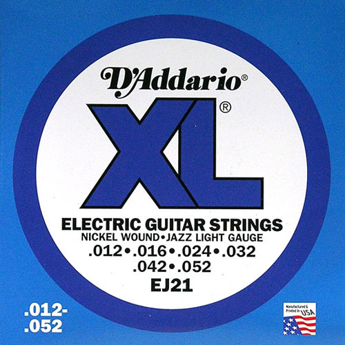 D'addario 다다리오<br>EJ21 Jazz Light<br>012-052 일렉기타줄