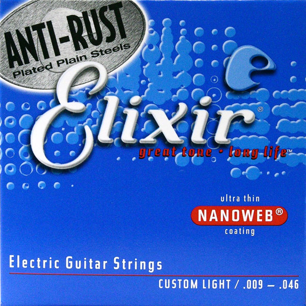 Elixir Electric NANOWEB Custom Light (009 - 046)